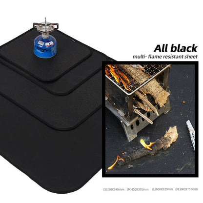 Sandsberg | CLS Outdoor Camping Silicone fireproof blanket Picnic Grill Heat Insulation Pad, Size: XL: 800x750mm