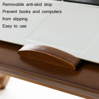 Skanto | 741ZDDNZ Foldable Bed Use Height-Adjustable Laptop Table Dorm Study Desk, Specification: Classic Tea Color 64cm Bamboo Thickness