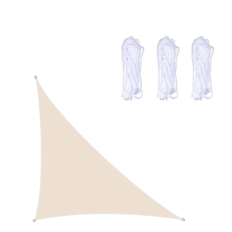 Skanto | Triangular Outdoor Garden Sun Sail Waterproof UV Resistant, Size: 3m x 4m x 5m (Beige)