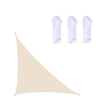 Skanto | Triangular Outdoor Garden Sun Sail Waterproof UV Resistant, Size: 3m x 4m x 5m (Beige)