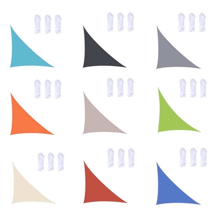 Skanto | Triangular Outdoor Garden Sun Sail Waterproof UV Resistant, Size: 3m x 4m x 5m (Beige)