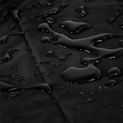 Skanto | Outdoor Beach Chair Dustproof and Waterproof Protective Cover for Rocking Chair, Size: 210x75x80cm (Black+ Silver)