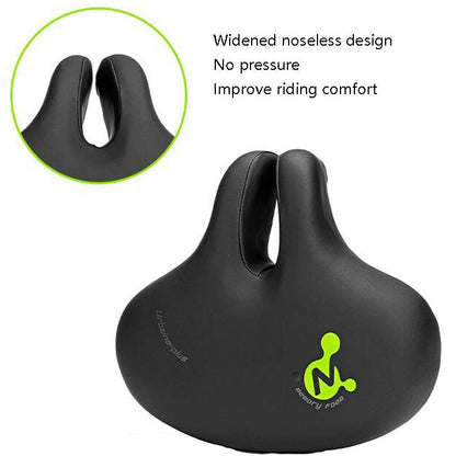 BowLift | Bike No Nasal Seat Mountain Bike Saddle Comfortable Shock Absorption Bicycle Outdoor Bicycle Accessories Saddle (Black)