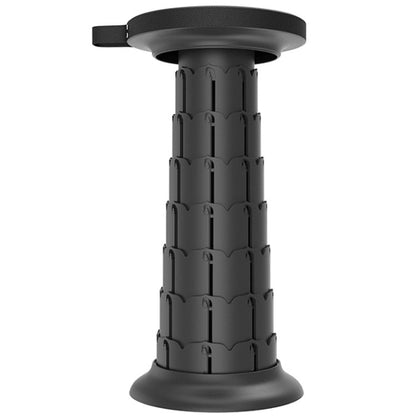 BowLift | Outdoor Portable Lotus Raised Folding Telescopic Stool (Black)