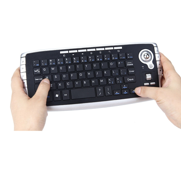 Sandsberg | MY-10 2.4G 78 Keys 1200 DPI Mini Wireless Trackball Keyboard Wireless Keyboard and Mouse Set