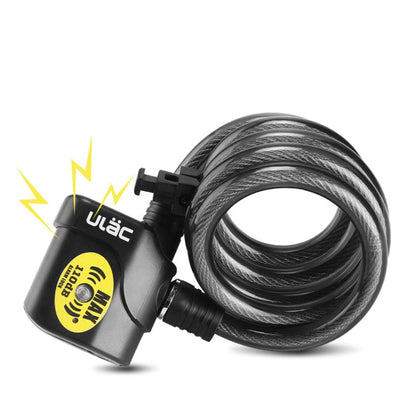 BowLift | ULAC AL-3P Bicycle Alarm Cable Lock Mountain Bike Lock Bicycle Accessories