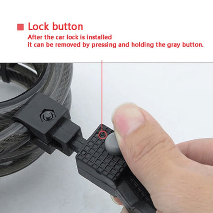BowLift | ULAC AL-3P Bicycle Alarm Cable Lock Mountain Bike Lock Bicycle Accessories
