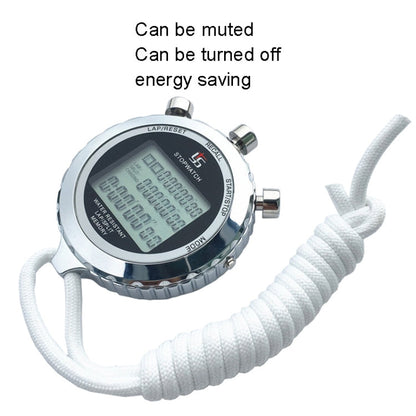 Stopwatch Digital Stainless Steel 3-Line Display | Karnz