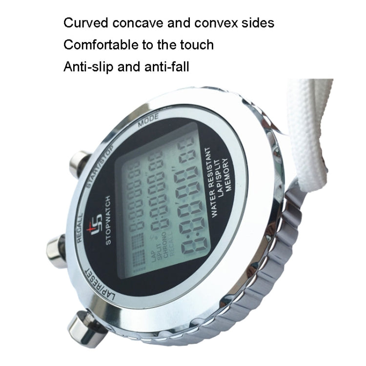Stopwatch Digital Stainless Steel 3-Line Display | Karnz