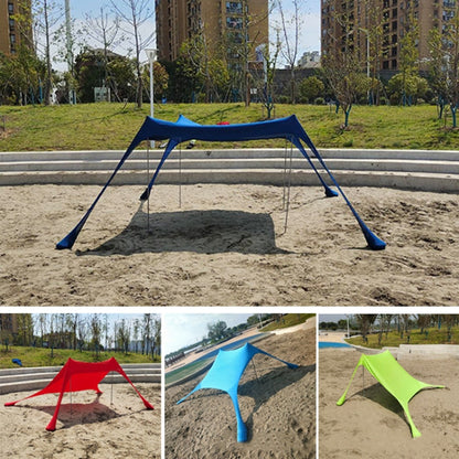 Sandsberg | Outdoor Beach Lycra Pavilion Camping Tent Sunshade Fishing Tent, Size: 210x200x150cm (Lake Blue)