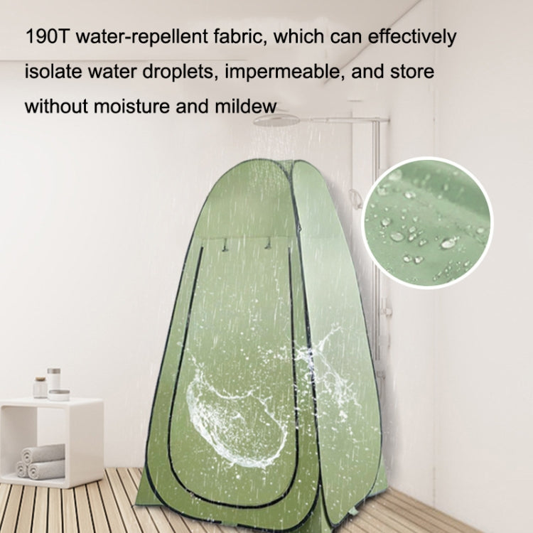 Sandsberg | Outdoor Camping Toilet Changing Tent Automatic Shower Tent, Style: Double Person (Oil Green)