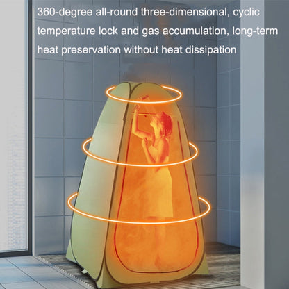 Sandsberg | Outdoor Camping Toilet Changing Tent Automatic Shower Tent, Style: Double Person (Oil Green)