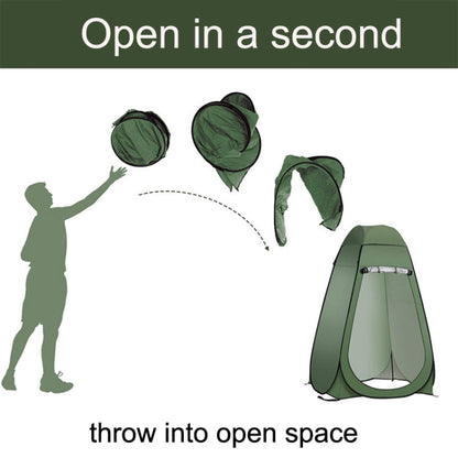 Sandsberg | Outdoor Camping Toilet Changing Tent Automatic Shower Tent, Style: Double Person (Oil Green)
