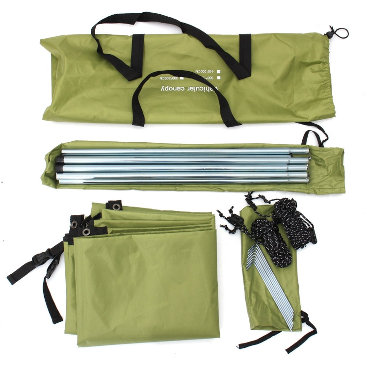 Sandsberg | Outdoor Picnic Camping Tent For The Side Of The Car, Vehicle Rainproof Sunshade Tent 300x200cm (Khaki)