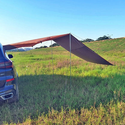 Sandsberg | Outdoor Picnic Camping Tent For The Side Of The Car, Vehicle Rainproof Sunshade Tent 300x200cm (Khaki)