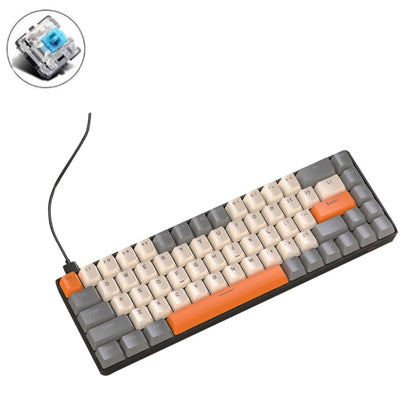 Sandsberg | ZIYOU LANG T8 68 Keys RGB Gaming Mechanical Keyboard, Cable length: 1.5m, Style: Micro Light Version Green Shaft