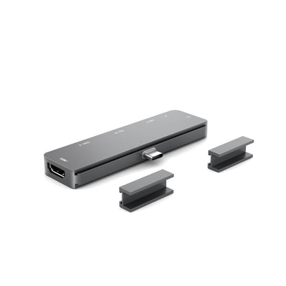BowLift | For iPad Pro 7-in-1 HDMI 4K + 3.5 mm Audio + SD/TF + 1 USB 3.0 + USB-C/Type-C + PD USB-C Docking Station