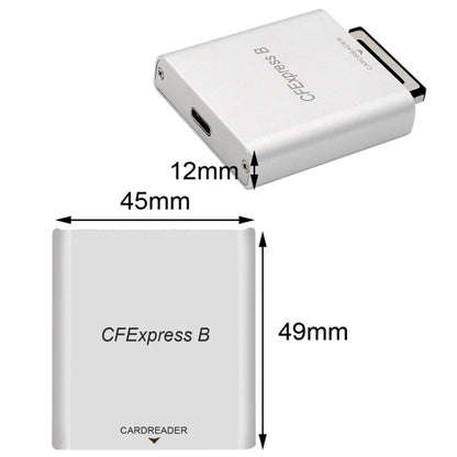 Sandsberg | 10G High-speed USB3.2 Z6/Z7 1DX3 Cabling CFEXPRESS Card Reader with A-C Cable