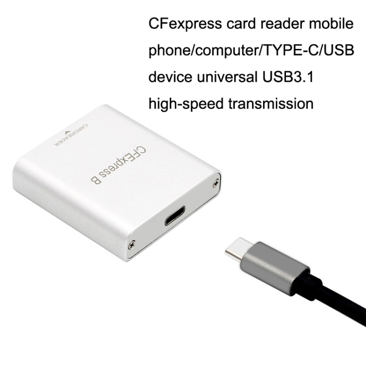 Sandsberg | 10G High-speed USB3.2 Z6/Z7 1DX3 Cabling CFEXPRESS Card Reader with A-C Cable