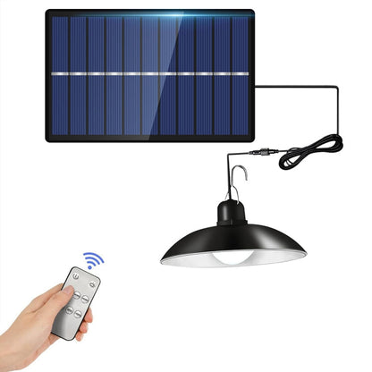 Skanto | IP65 Waterproof Outdoor Solar LED Bulb Chandelier Indoor Light, Specification: Single White Light with Remote Control
