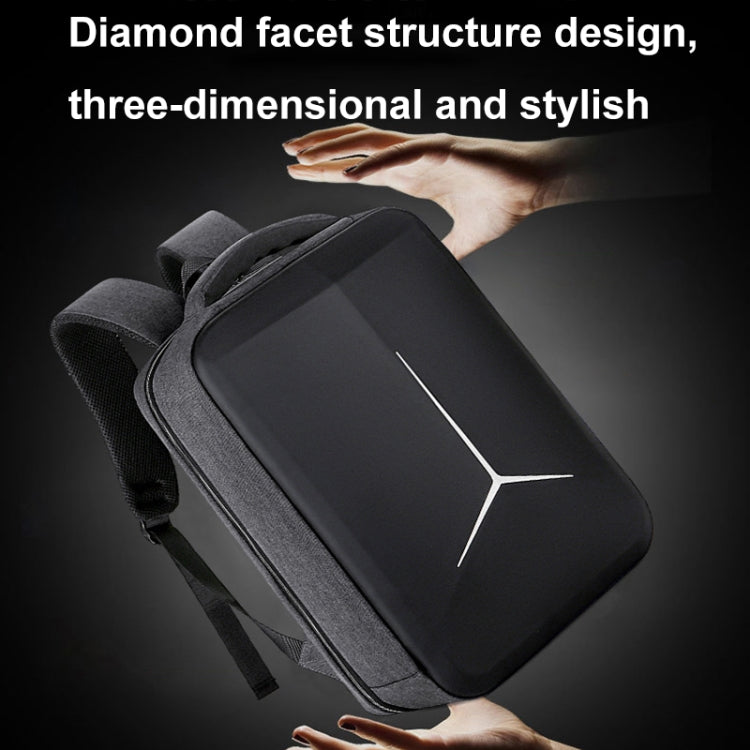 Skanto | 15-Inch Multifunctional Waterproof Business Sport Laptop Backpack with USB Port (Black)