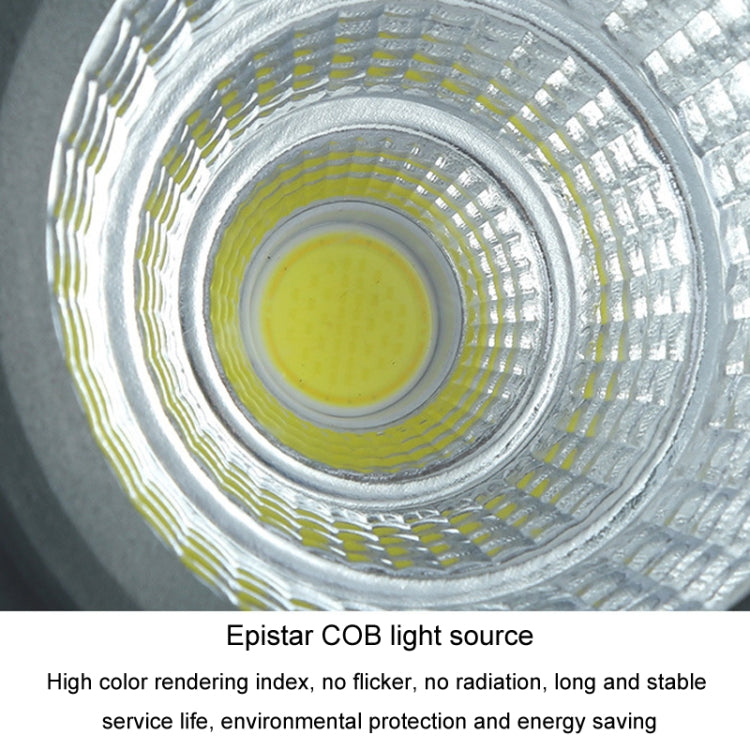 LED Floodlight COB Outdoor Waterproof Spotlight Billboard Lights Garden Lamp, Color: 20W 7 Colors