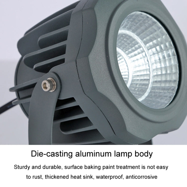 LED Floodlight COB Outdoor Waterproof Spotlight Billboard Lights Garden Lamp, Color: 20W 7 Colors