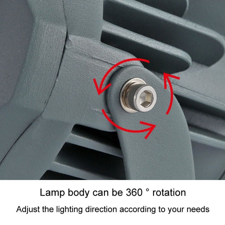 LED Floodlight COB Outdoor Waterproof Spotlight Billboard Lights Garden Lamp, Color: 20W 7 Colors