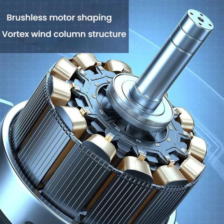 Air Circulation Fan Turbo Light Convection Standing Fan Remote Control Timer Floor Fan, Style: Rechargeable | Bowlift