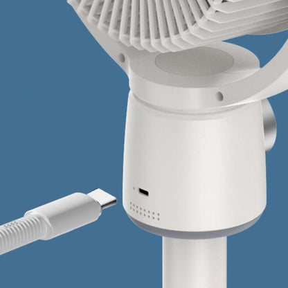 Air Circulation Fan Turbo Light Convection Standing Fan Remote Control Timer Floor Fan, Style: Rechargeable | Bowlift