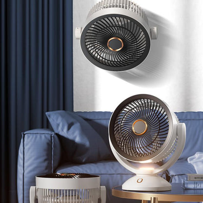 USB Air Circulation Fan Office Desktop Small Fan, Style: Rechargeable | Karnz
