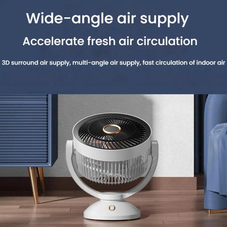 USB Air Circulation Fan Office Desktop Small Fan, Style: Rechargeable | Karnz