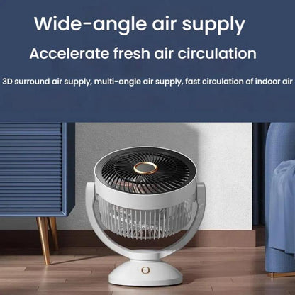 USB Air Circulation Fan Office Desktop Small Fan, Style: Rechargeable | Karnz