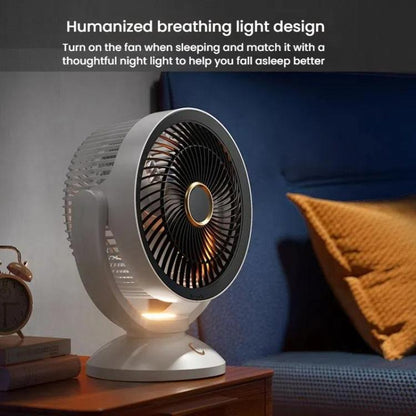 USB Air Circulation Fan Office Desktop Small Fan, Style: Rechargeable | Karnz