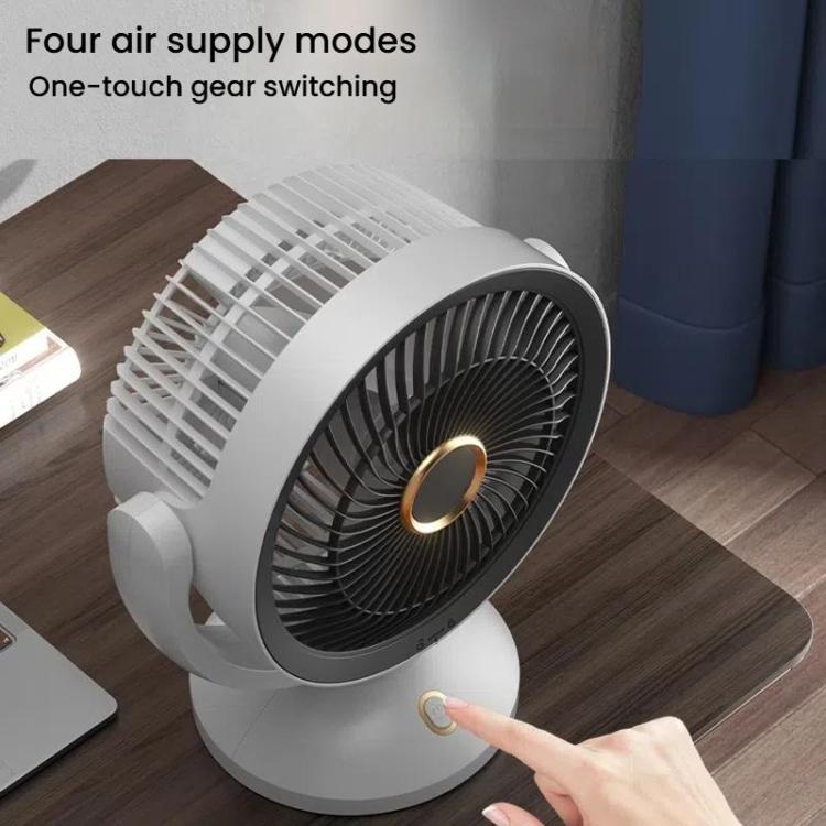 USB Air Circulation Fan Office Desktop Small Fan, Style: Rechargeable | Karnz
