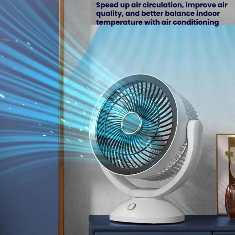 USB Air Circulation Fan Office Desktop Small Fan, Style: Rechargeable | Karnz