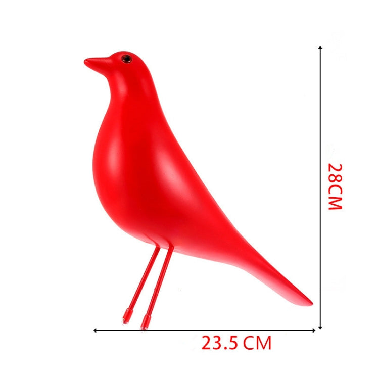 Skanto | Resin Craft Bird Figurine Office Ornaments Home Decoration Accessories (Black)