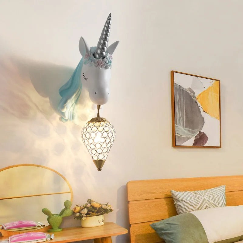 Skanto | Magical Unicorn Wall Lamp for Kids – Playful & Warm Light