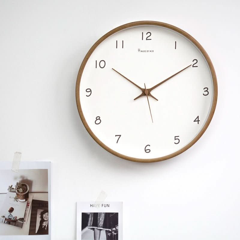 Skanto | Analog Wooden Wall Clock with Silent Movement