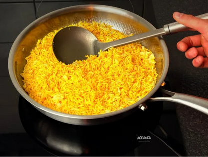 Skanto | Titan Premium Frying Pan – Uncoated Hammered Titanium Pan for All Hobs Including Induction