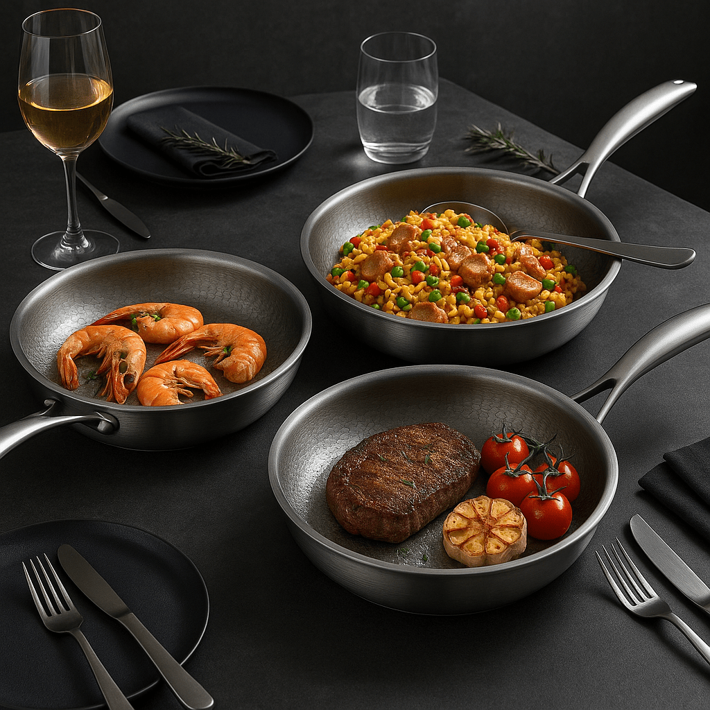 Skanto | Skanto Non-stick Titanium Pan for Perfect Searing