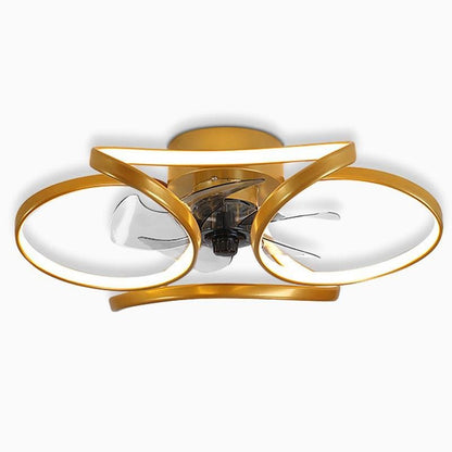 Skanto | Stylish LED Ceiling Fan with Remote Control and Flower Decoration