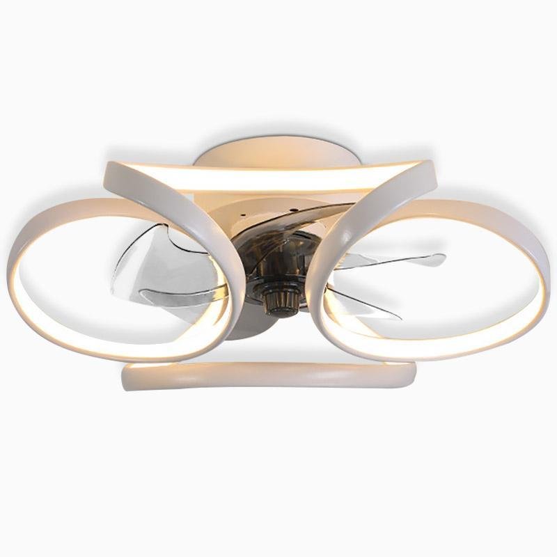 Skanto | Stylish LED Ceiling Fan with Remote Control and Flower Decoration