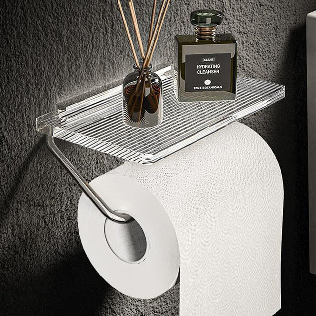 Modern Acrylic Toilet Paper Holder