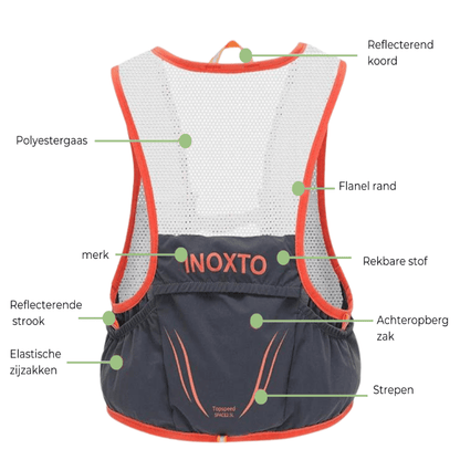 BowLift | Ultralight Trail Running Vest with Two Soft Flasks