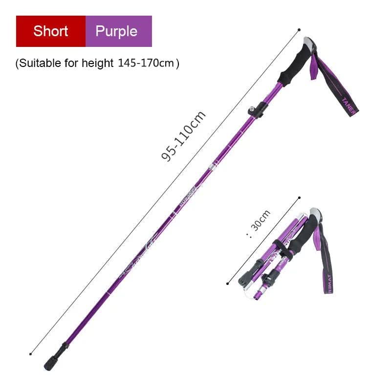 Skanto | Ultralight 5-Section Telescopic Trekking Poles for Mountain and Hiking Tours