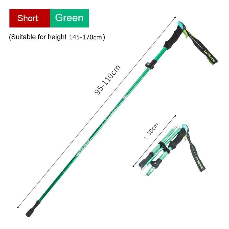 Skanto | Ultralight 5-Section Telescopic Trekking Poles for Mountain and Hiking Tours