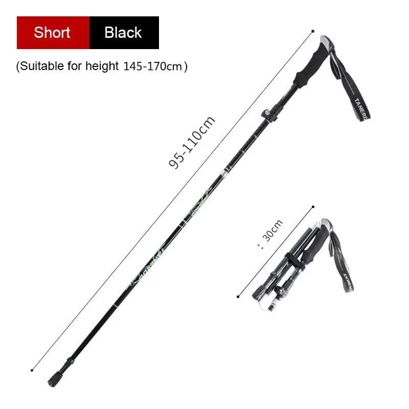 Skanto | Ultralight 5-Section Telescopic Trekking Poles for Mountain and Hiking Tours