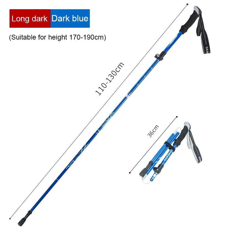 Skanto | Ultralight 5-Section Telescopic Trekking Poles for Mountain and Hiking Tours