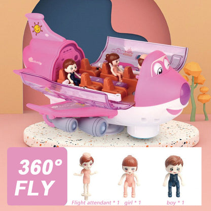 360° rotatable electric airplane toy